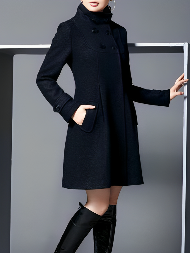 Stylischer Wintermantel Einfach und Chic