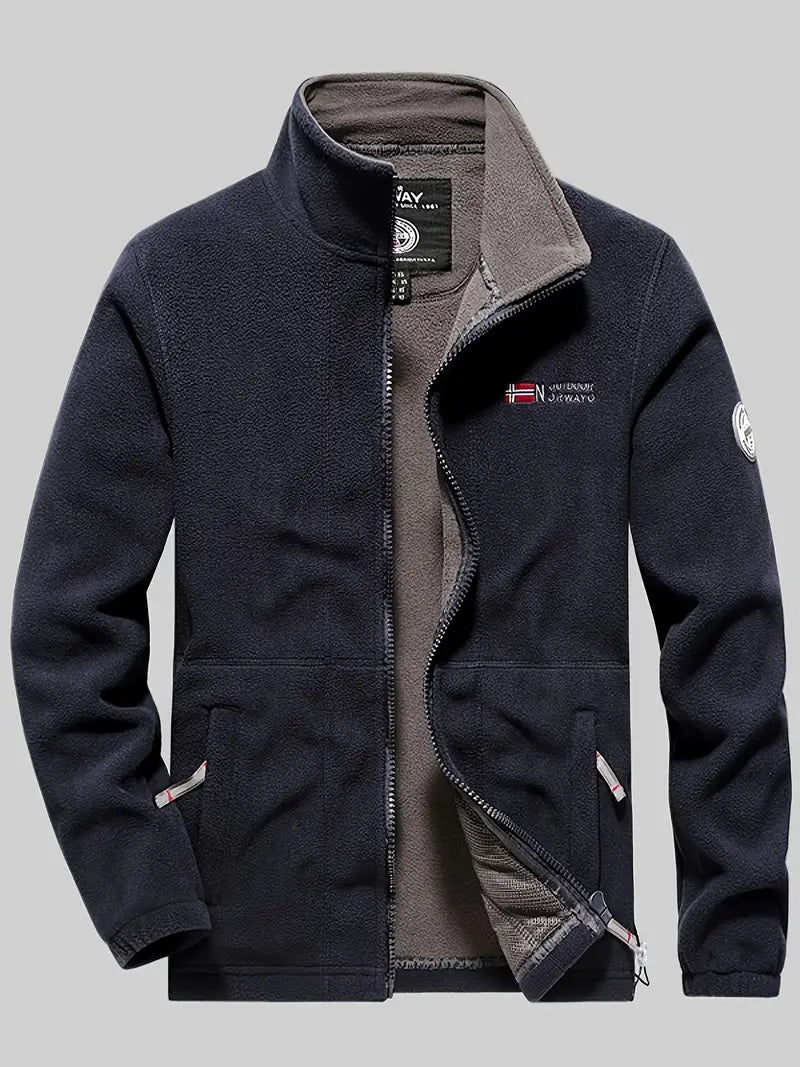Herren Fleecejacke Lässig Outdoor