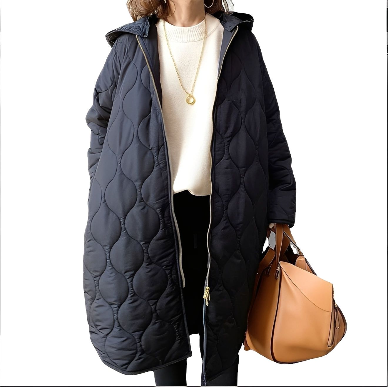 Praktischer Damen-Parka mit Kapuze Warm