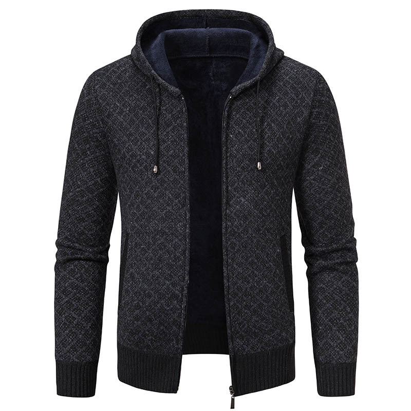 Stylish Herrenjacke Kapuze Slim Fit