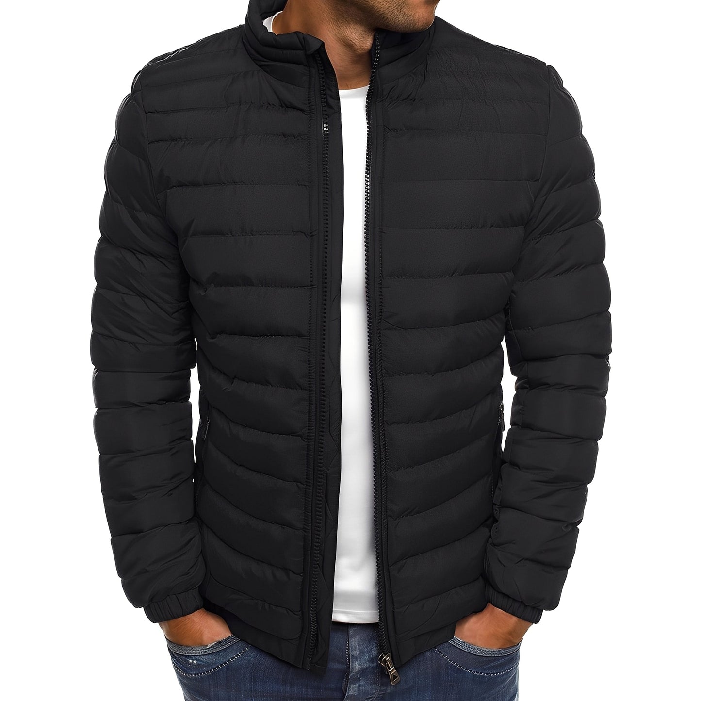 Bequeme Herrenjacke Lässig Leicht