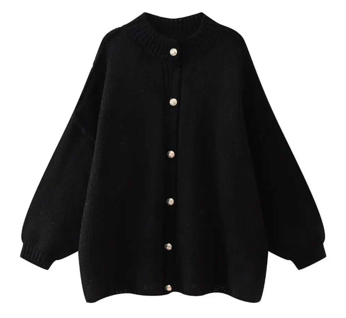 Weiche Strickjacke Oversized Damen