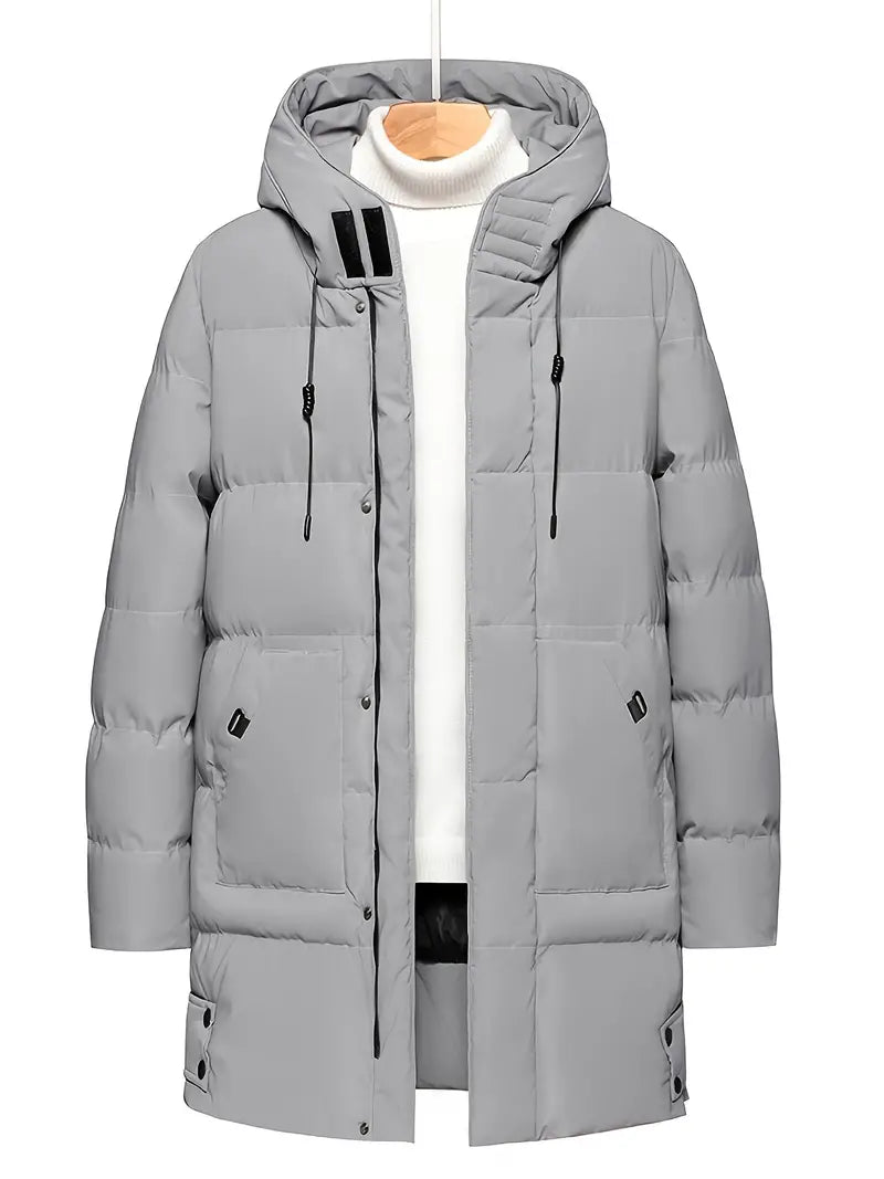 Herren Winterjacke Warm Isoliert mit Kapuze