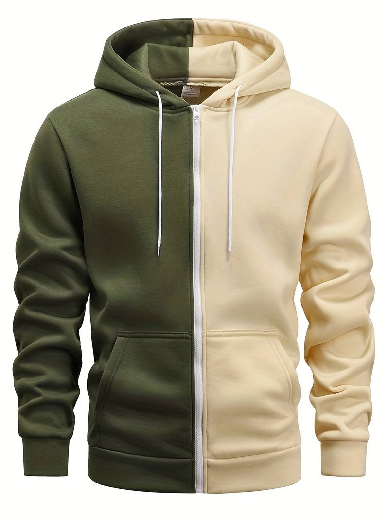 Herren Pullover Kapuze 50/50 Style