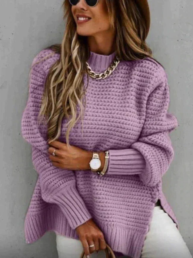 Weiches Strickkleid | Damenpullover Elegant Geschnitten