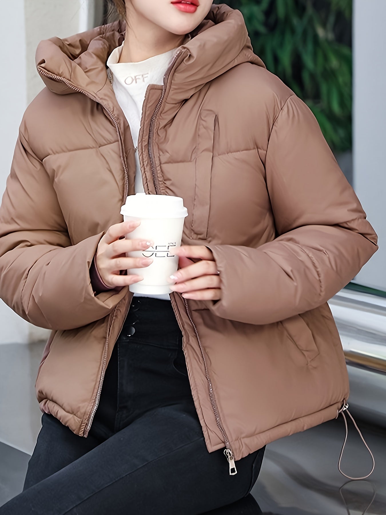 Stylische Winterjacke Elegant und Warm - IdealeKleiden