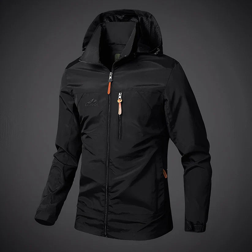 Herren Freizeitjacke Mit Kapuze Sportlich