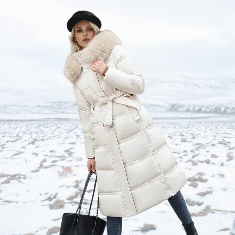 Elegante Damen-Winterjacke Luxus-Design