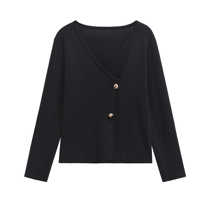 Stylischer Damen Cardigan Asymmetrisch