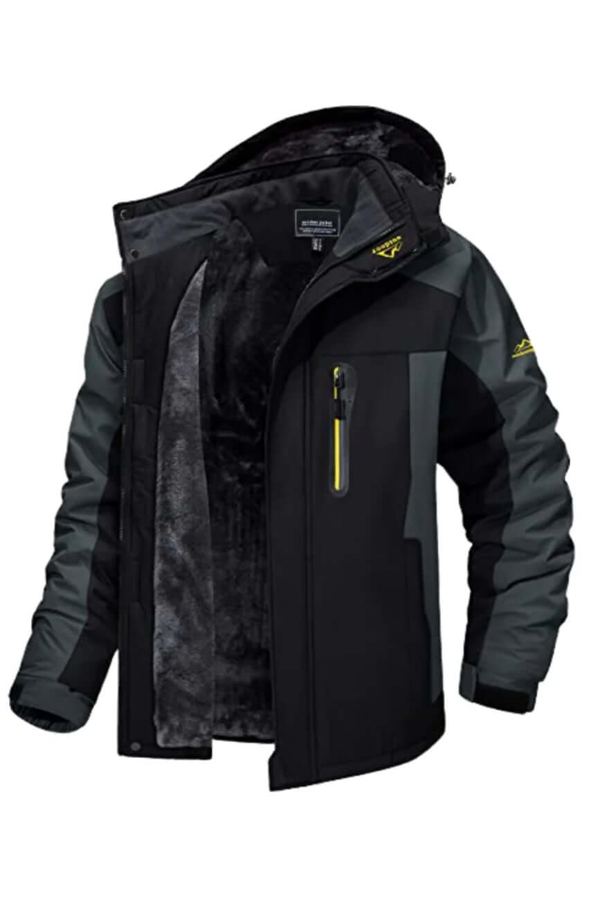 Wasserdichte Winterjacke Herren Fleece Isolierung