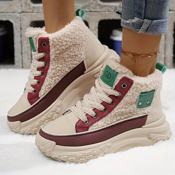 Warmes Schneestiefel Set mit Fleece Fußbett