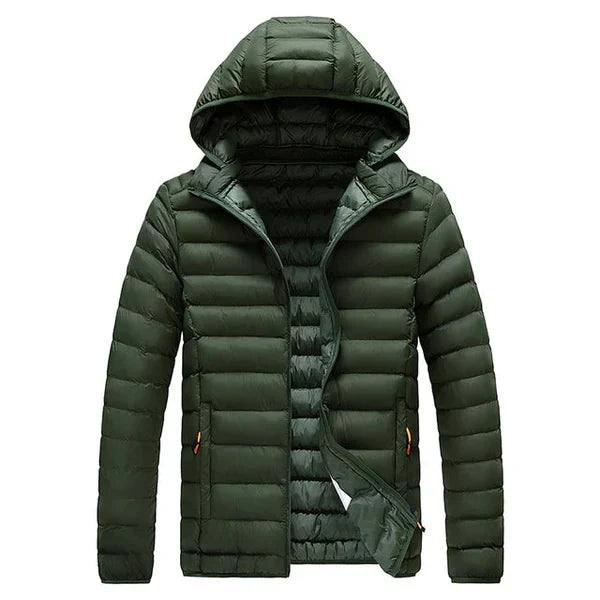 Wasserdichte Herrenjacke Lang Reißverschluss