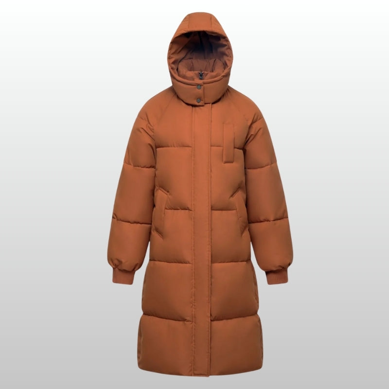 Lange Winterjacke Damen Daunenjacke
