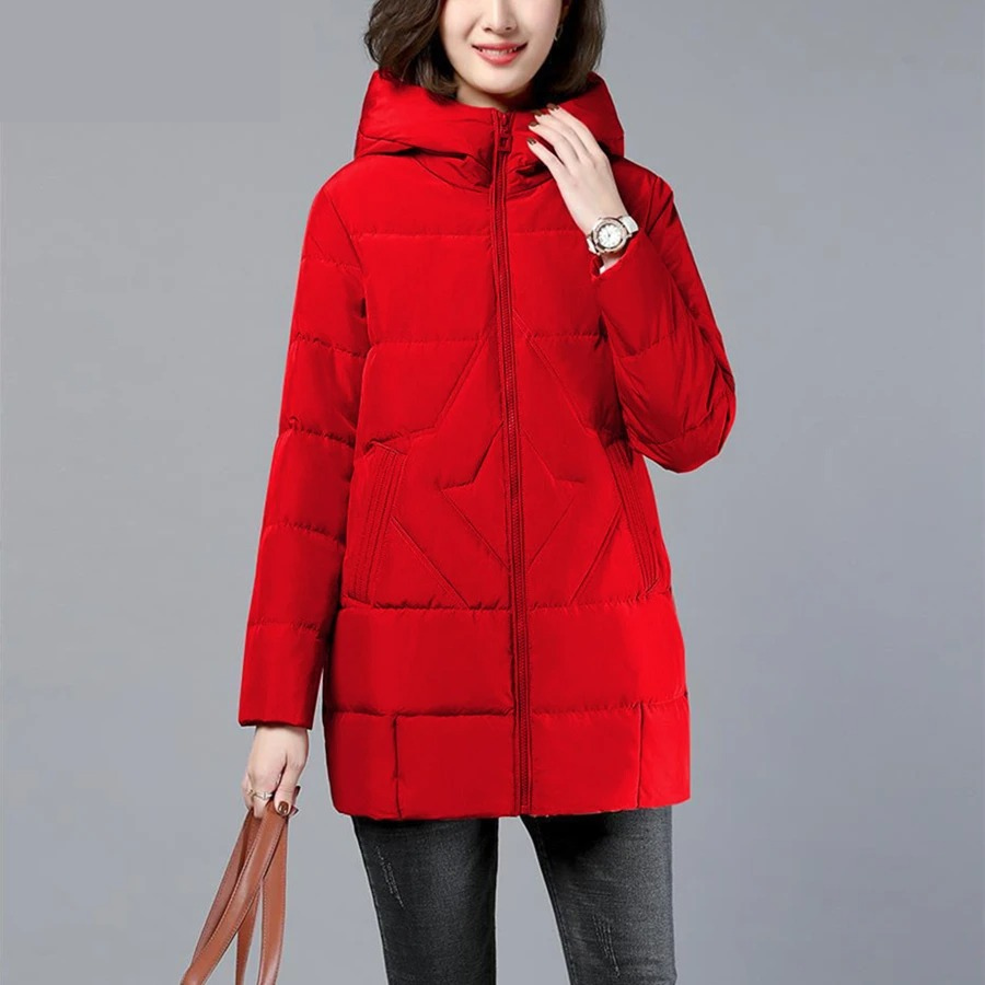 Elegante Damenjacke Herbst Winter Gesteppt