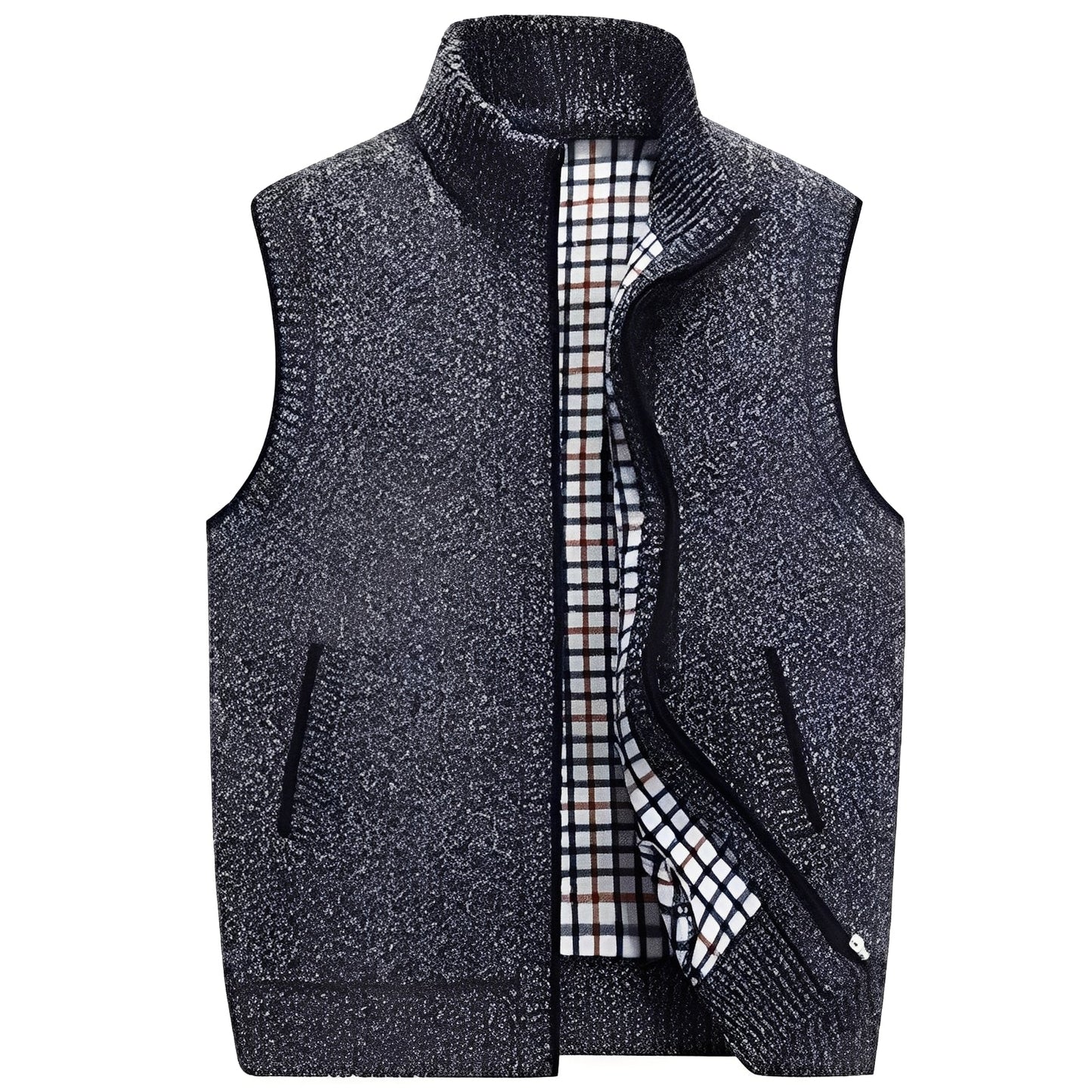 Herren Cardigan Elegant Fleece Innenfutter