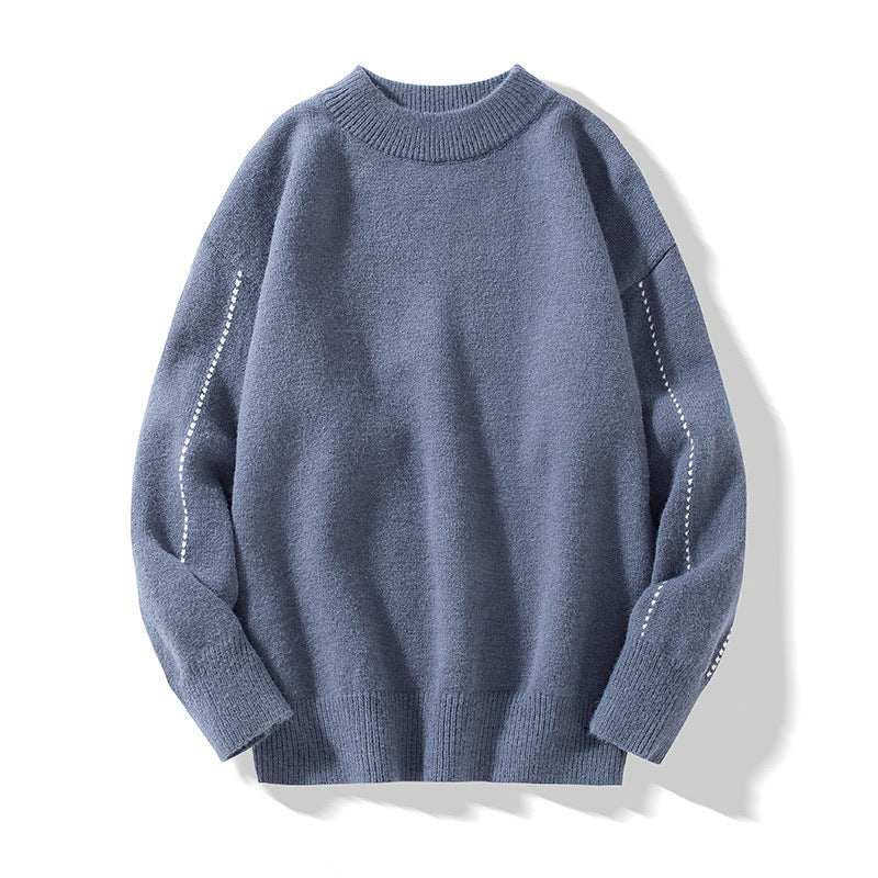 Stilvolle Strickpullover mit Stehkragen
