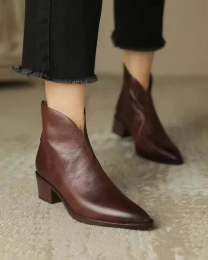 Elegante Damenstiefel Höhe Schuhe