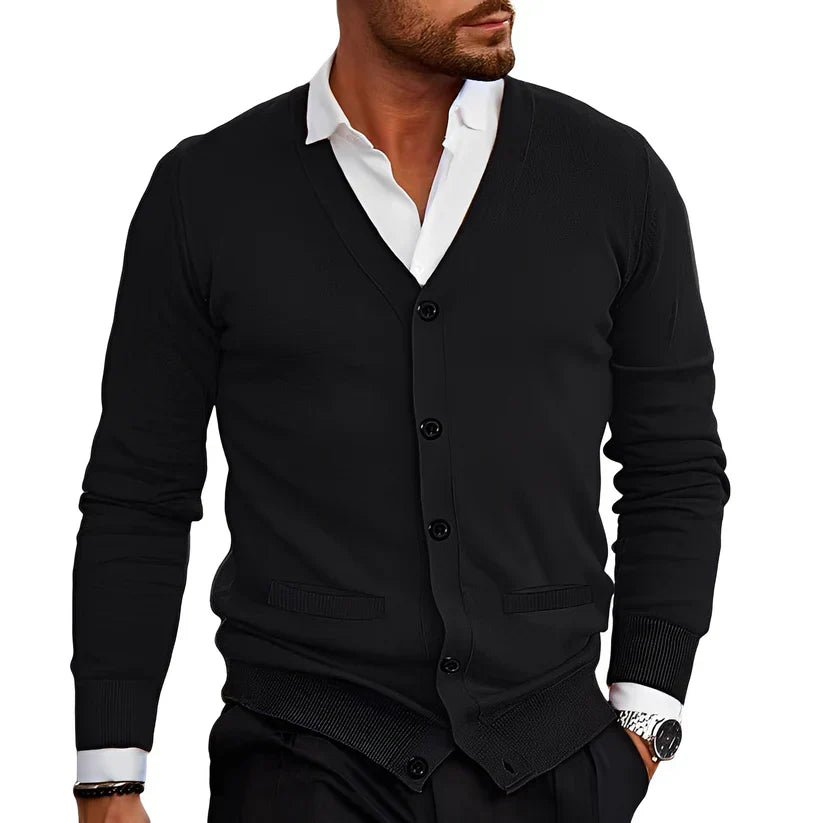 Herren Cardigan Bequem Casual Style