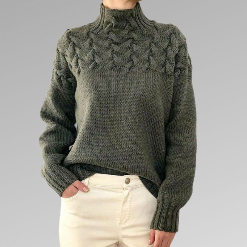 Stylischer Rollkragenpullover Elegant Warm