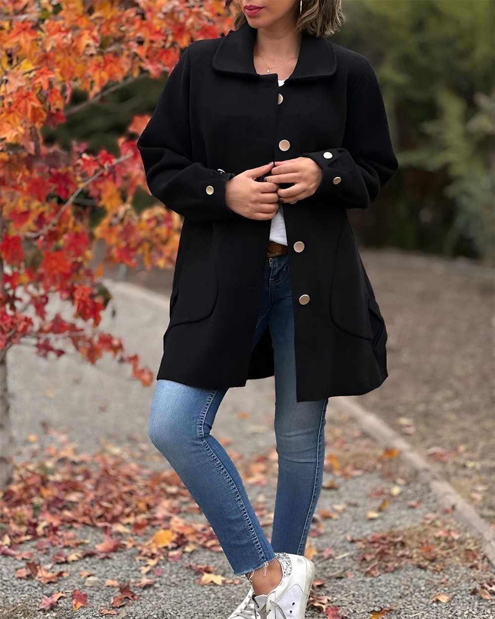 Elegante Damenjacke mit Seitlichem Schnürung