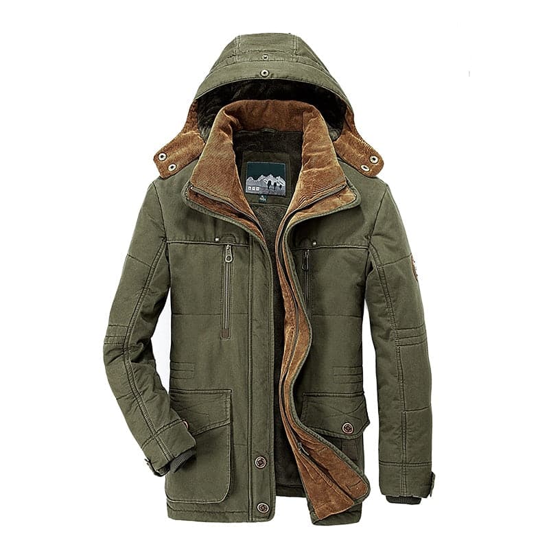 Praktischer Winterparka Herren Modern Design