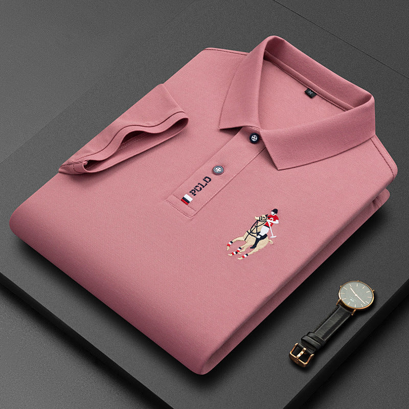 Polo-Shirt Gestickt Elegant Sportlich