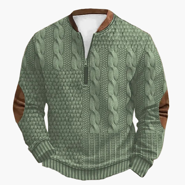Strickpullover Herbst Winter Zopfmuster