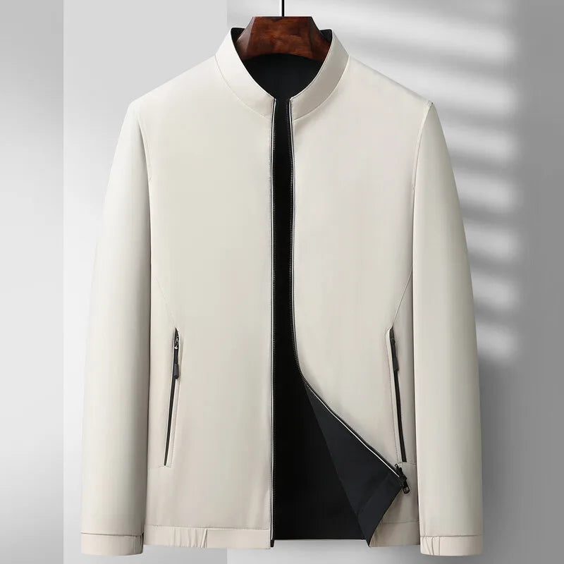 Stylische Bomberjacke Reißverschluss Classic Design