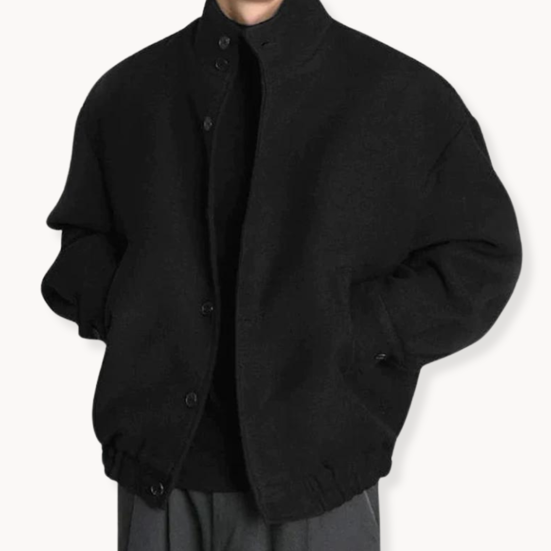 Herren Jacke Modern Schick Stehkragen