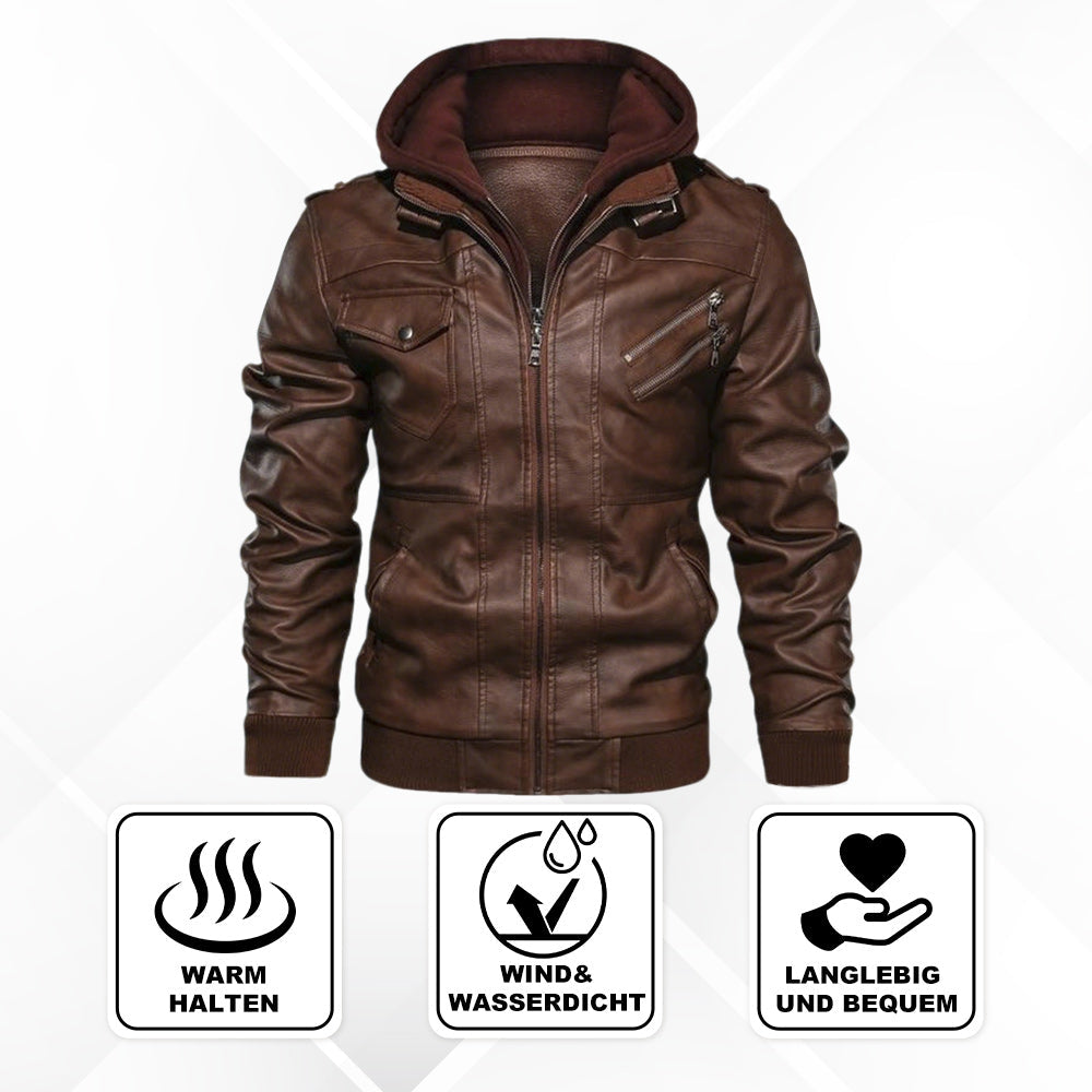 ThermoCore - Edle Lederjacke Herren Premium Qualität