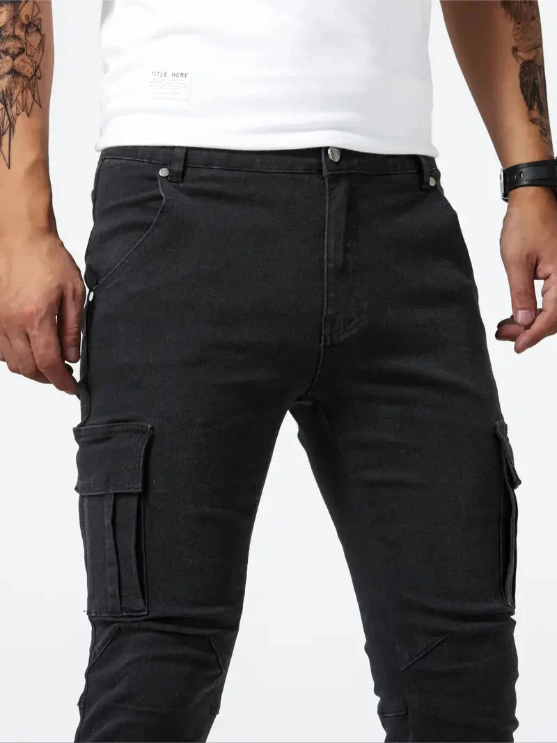 Bequeme Herren Cargohose Relaxed Fit
