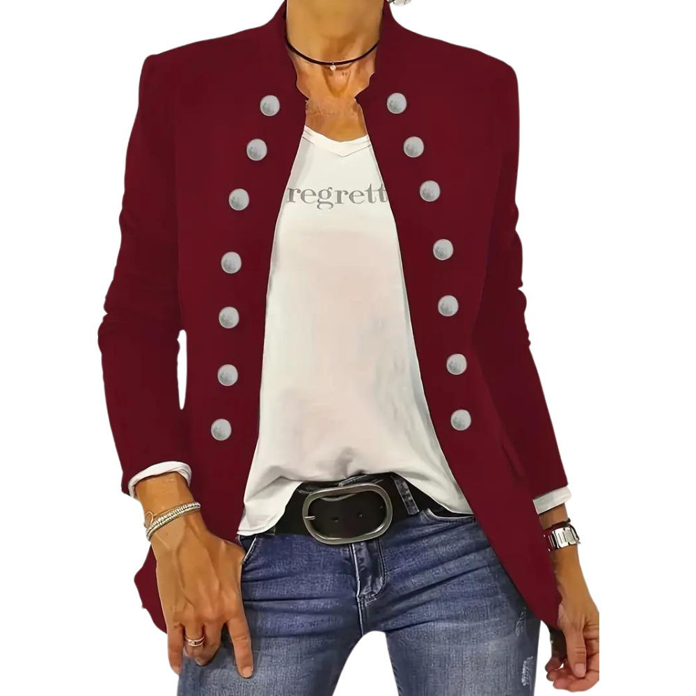 Eleganter Damenblazer Schwarz Vielseitig