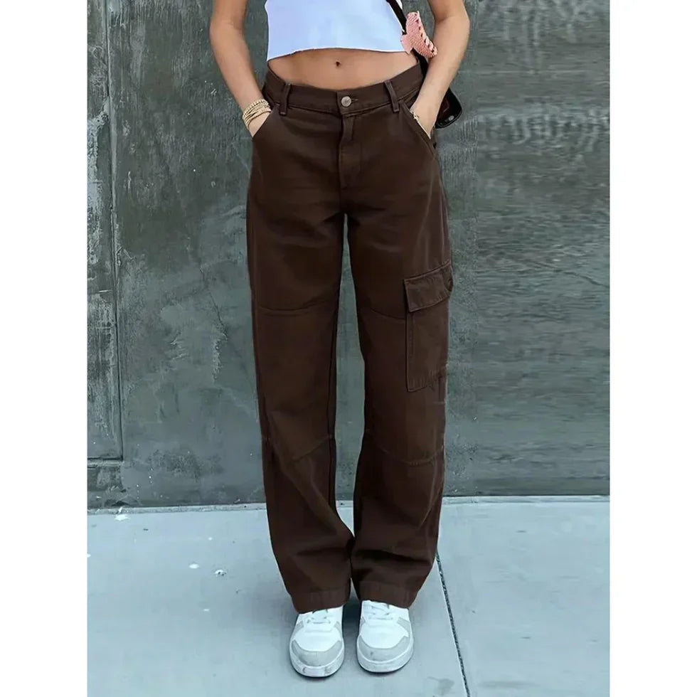 Bequeme Damen Cargohose Casual Style