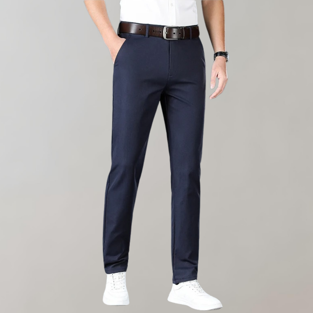 Modische Chinos Herren Slim Fit Baumwolle Elegant