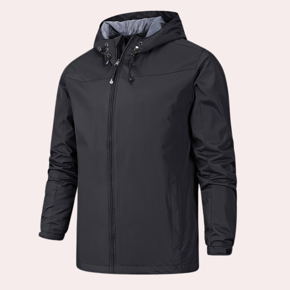 Herren Windbreaker Kapuzenjacke Wasserfest Modern