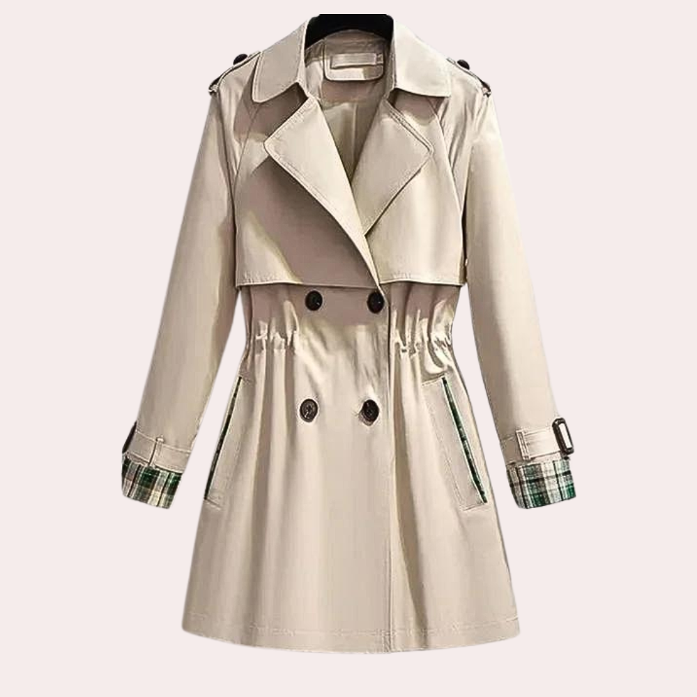 Frauen Trenchcoat Elegant Herbst