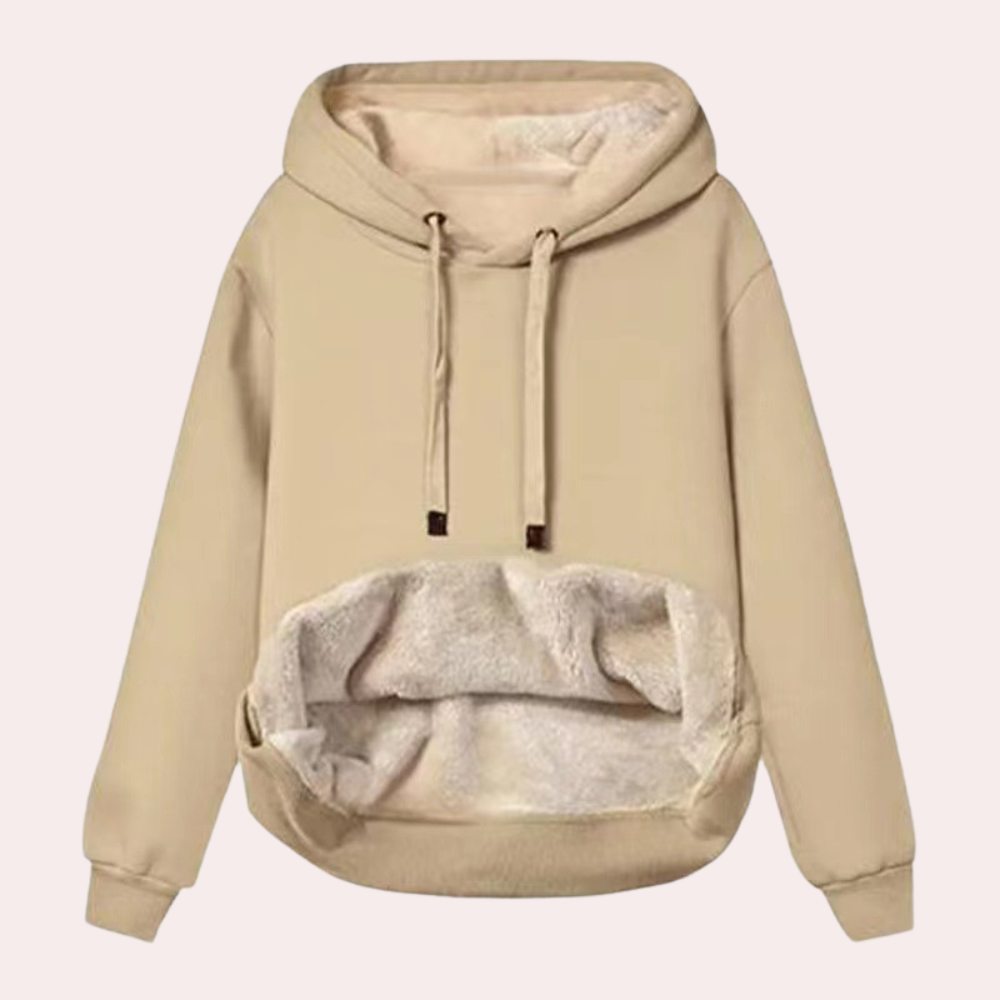 Weicher Winterhoodie Frauen Bequem