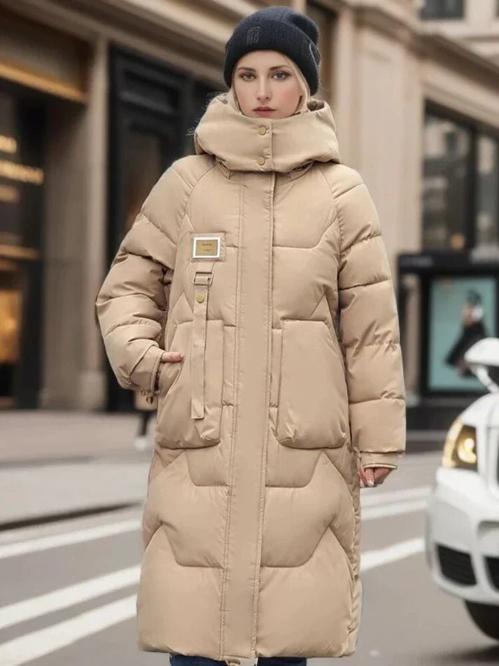 Klassische Winterjacke Damen Warm Isoliert