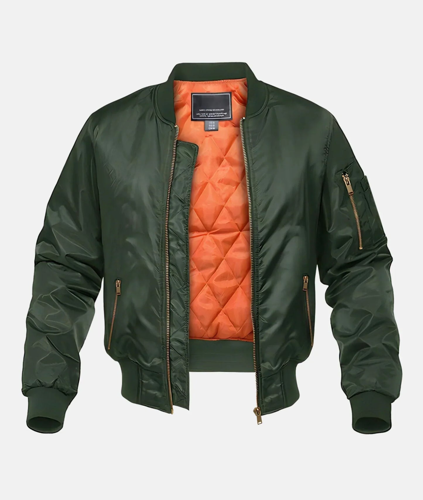 Coleson Leder-Bomberjacke Pilotenstil