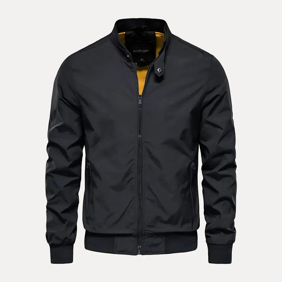 Modische Bomberjacke Stehkragen Style