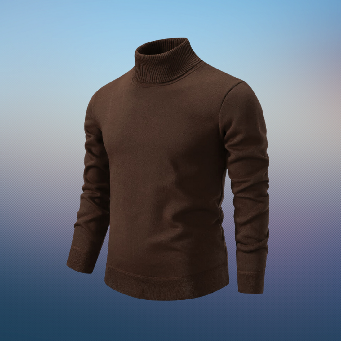 Weicher Rollkragenpullover Seidenwolle Elegant