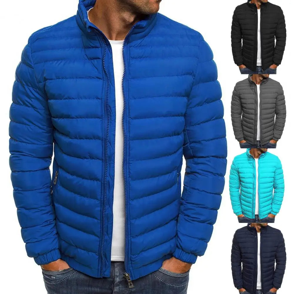 Leichte Herren Daunenjacke Reißverschluss Herbst