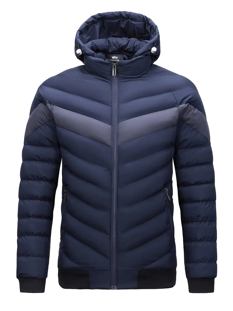 Warme Herren Winterjacke Leicht Isoliert