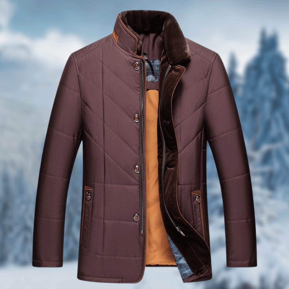 Herren Pufferjacke Diamant Steppung Trendig