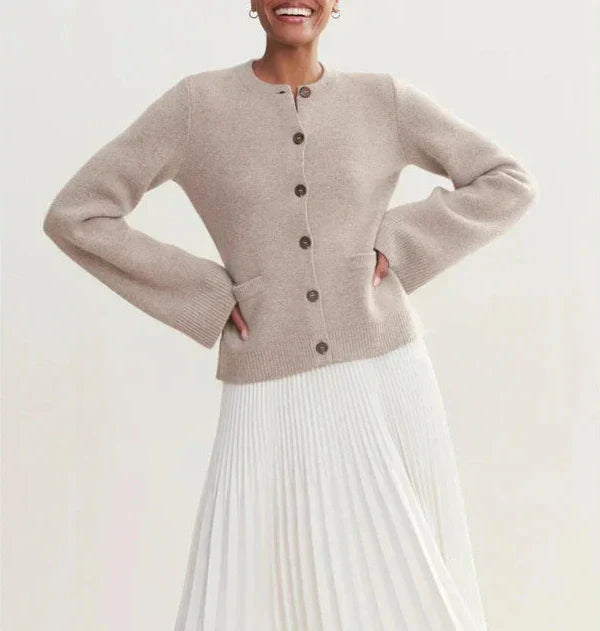 Damen Strickjacke Herbst Chic Cardigan Modern