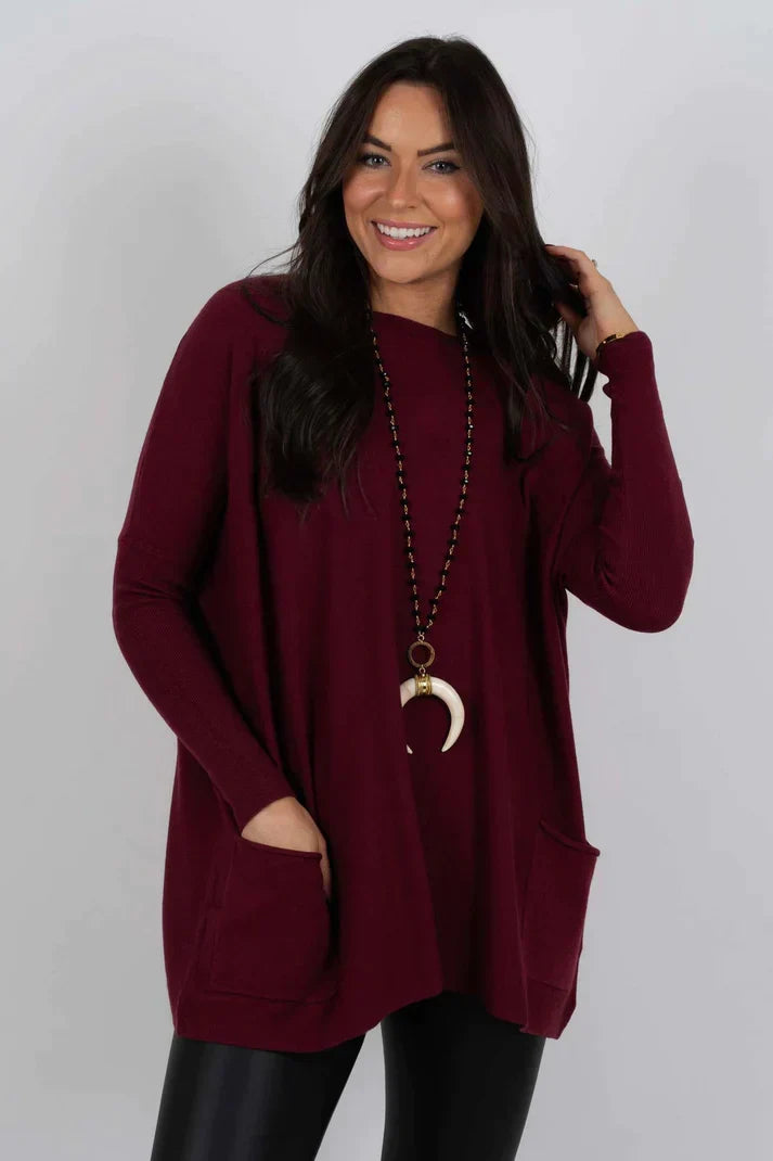 Herbstliche Pullover Damen Komfort
