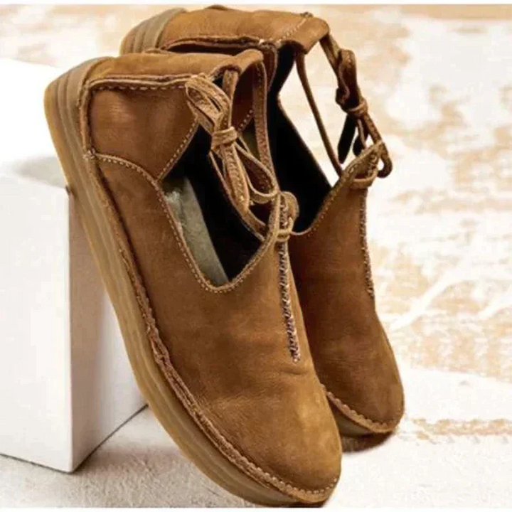 Herbstliche Lederstiefel Damen