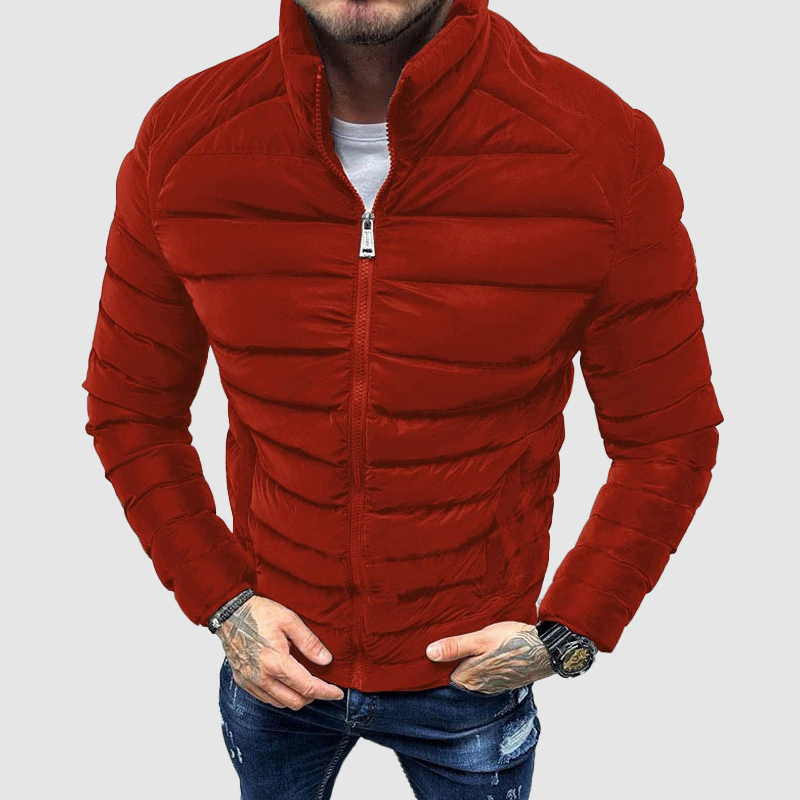 Herren Pufferjacke Warm Slim Fit Winterjacke