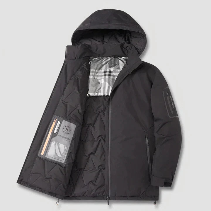 Herren Winterjacke Dicker Warme Parka