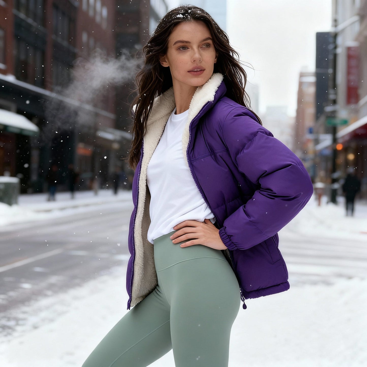 Warme Steppjacke Damen Komfort Design